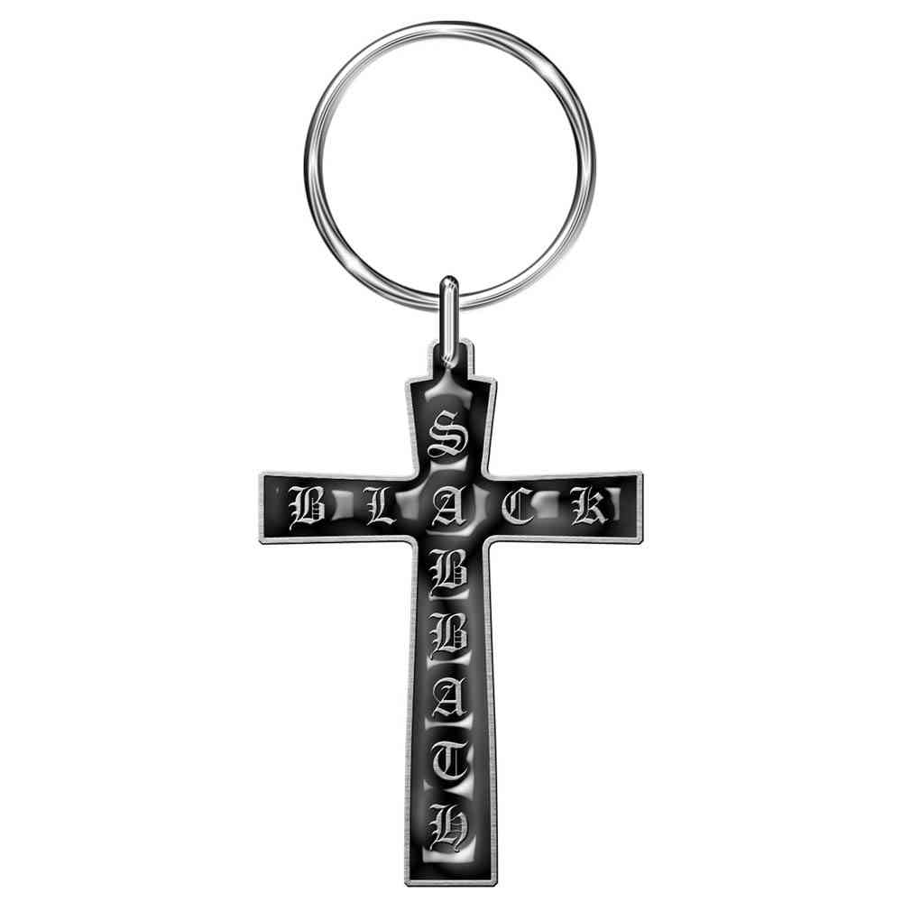 Black Sabbath - Cross Schlüsselring - Schwarz